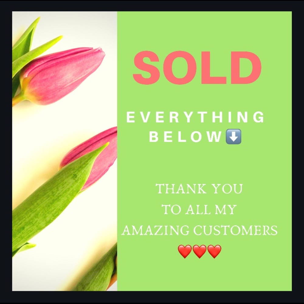 Everything Sold ⬇️